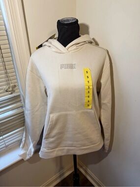 Puma Cream Women's Hooded Pullover Sweatshirt